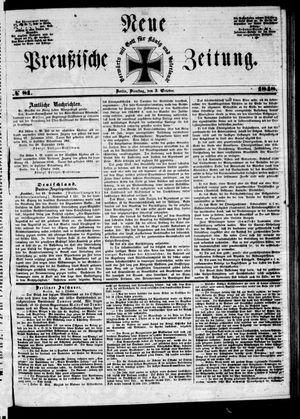 Neue preußische Zeitung vom 03.10.1848