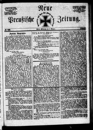 Neue preußische Zeitung vom 04.10.1848
