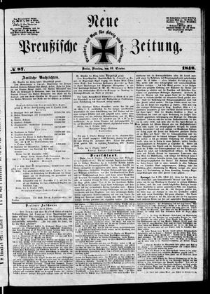 Neue preußische Zeitung vom 10.10.1848