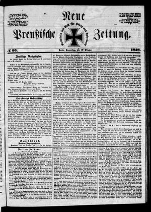 Neue preußische Zeitung vom 19.10.1848