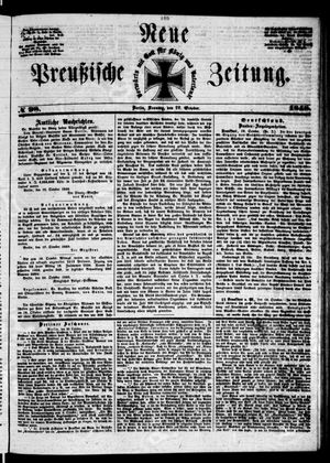 Neue preußische Zeitung vom 22.10.1848