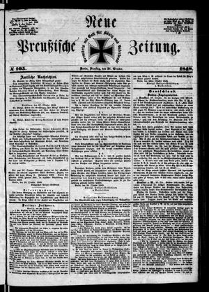 Neue preußische Zeitung vom 31.10.1848