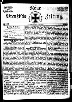Neue preußische Zeitung vom 01.11.1848