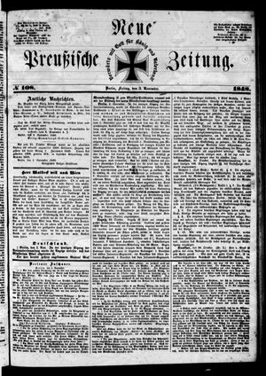 Neue preußische Zeitung vom 03.11.1848