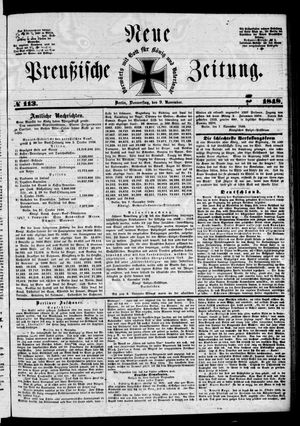Neue preußische Zeitung vom 09.11.1848