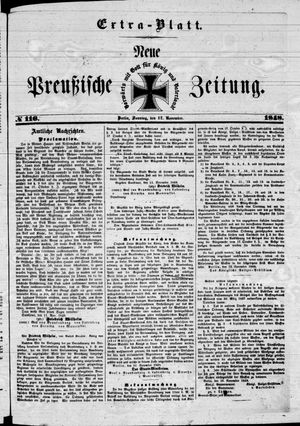 Neue preußische Zeitung vom 14.11.1848