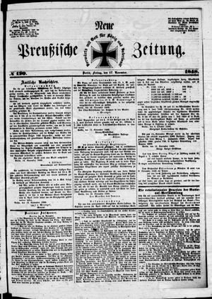 Neue preußische Zeitung vom 17.11.1848
