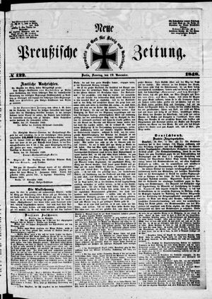 Neue preußische Zeitung vom 19.11.1848