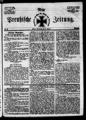 Neue preußische Zeitung vom 06.01.1849