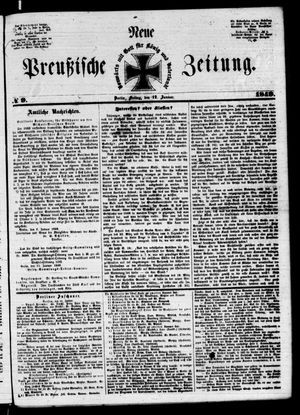 Neue preußische Zeitung vom 12.01.1849