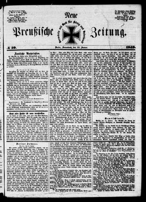 Neue preußische Zeitung vom 13.01.1849