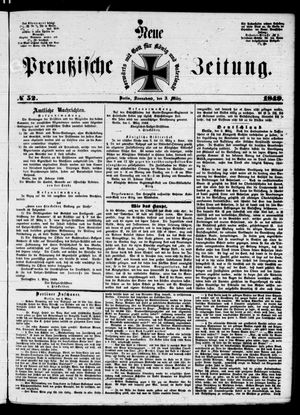 Neue preußische Zeitung vom 03.03.1849