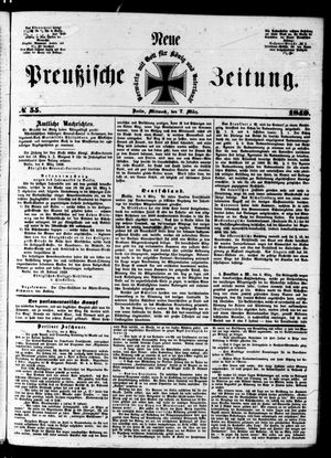 Neue preußische Zeitung vom 07.03.1849