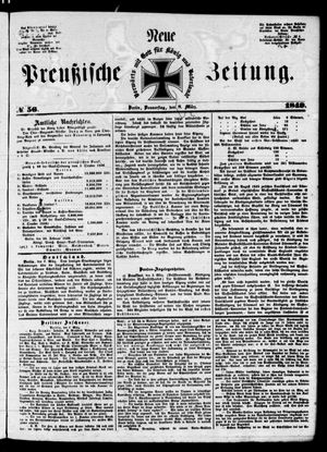 Neue preußische Zeitung vom 08.03.1849