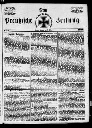 Neue preußische Zeitung vom 09.03.1849
