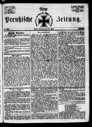 Neue preußische Zeitung vom 10.03.1849