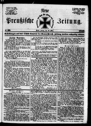 Neue preußische Zeitung vom 16.03.1849