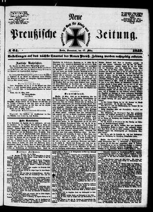 Neue preußische Zeitung vom 17.03.1849