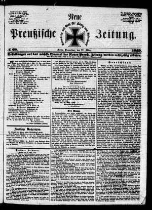 Neue preußische Zeitung vom 22.03.1849