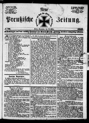 Neue preußische Zeitung vom 24.03.1849