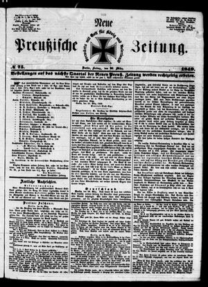 Neue preußische Zeitung vom 30.03.1849