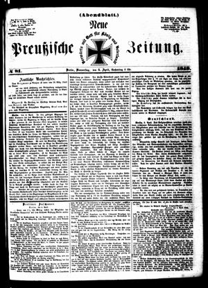 Neue preußische Zeitung vom 05.04.1849