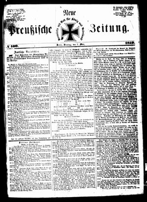 Neue preußische Zeitung vom 01.05.1849