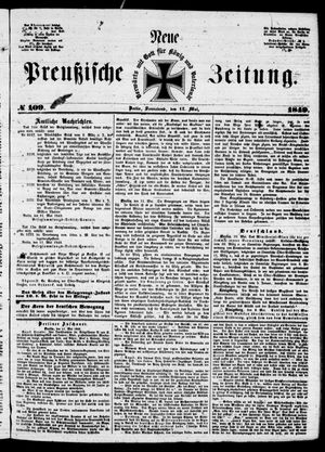 Neue preußische Zeitung vom 12.05.1849