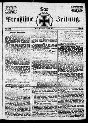 Neue preußische Zeitung vom 19.05.1849