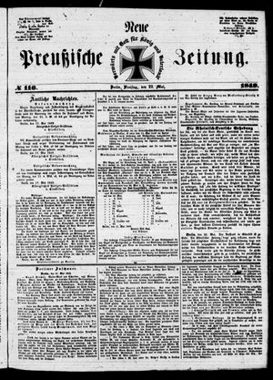 Neue preußische Zeitung vom 22.05.1849