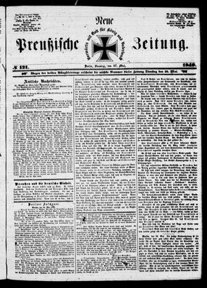 Neue preußische Zeitung vom 27.05.1849