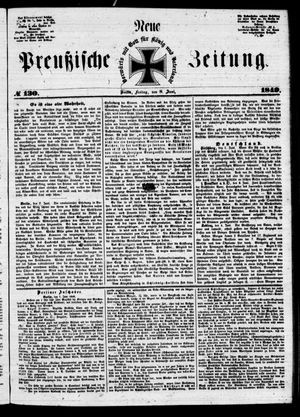 Neue preußische Zeitung vom 08.06.1849