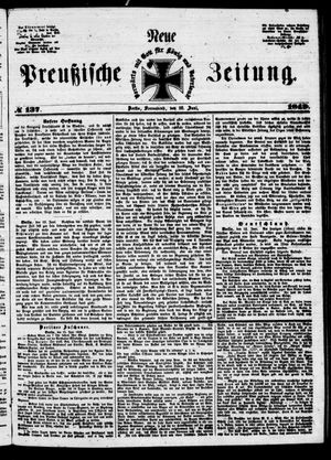 Neue preußische Zeitung vom 16.06.1849