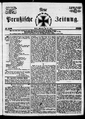 Neue preußische Zeitung vom 20.06.1849