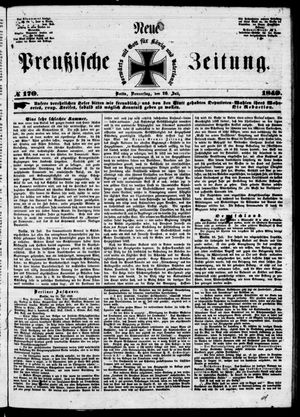 Neue preußische Zeitung vom 26.07.1849