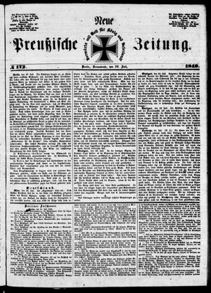 Neue preußische Zeitung vom 28.07.1849