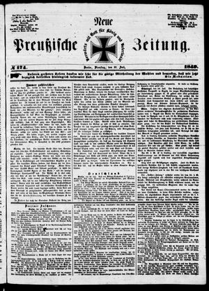 Neue preußische Zeitung vom 31.07.1849