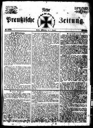 Neue preußische Zeitung vom 01.08.1849