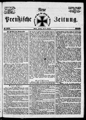 Neue preußische Zeitung vom 03.08.1849
