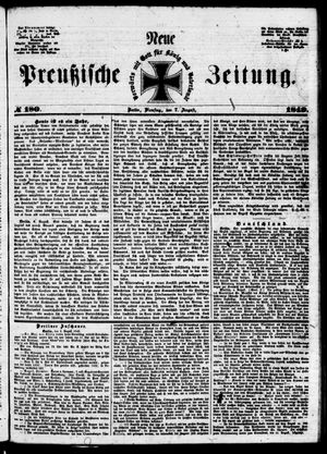 Neue preußische Zeitung vom 07.08.1849