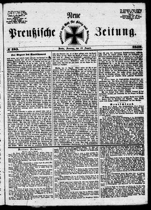 Neue preußische Zeitung vom 12.08.1849