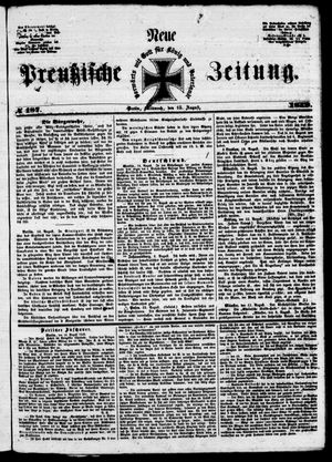 Neue preußische Zeitung vom 15.08.1849