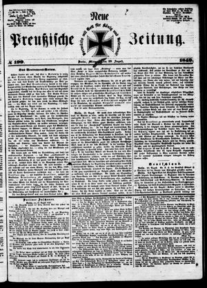 Neue preußische Zeitung vom 29.08.1849