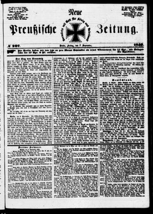 Neue preußische Zeitung vom 07.09.1849