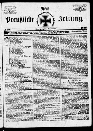 Neue preußische Zeitung vom 28.09.1849