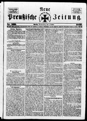Neue preußische Zeitung vom 04.10.1849
