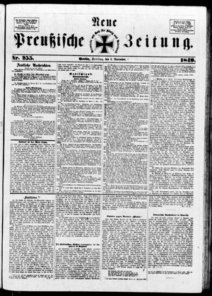 Neue preußische Zeitung vom 02.11.1849