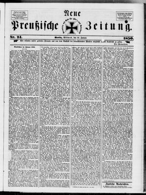 Neue preußische Zeitung vom 30.01.1850