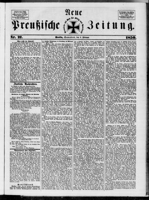 Neue preußische Zeitung vom 02.02.1850