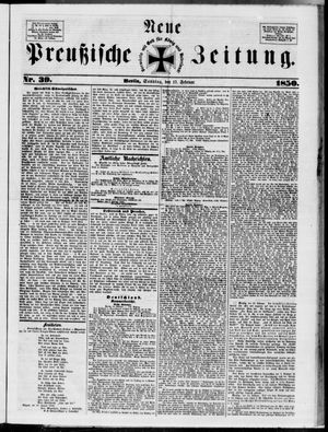 Neue preußische Zeitung vom 17.02.1850